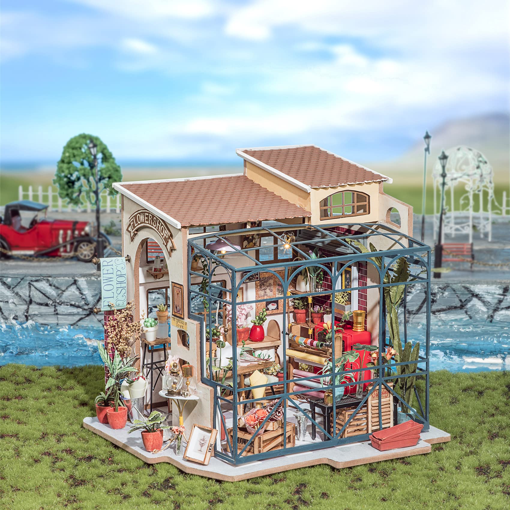 Rolife DIY Miniature Dollhouse Kit - Creative Furniture Model Set for Home Decoration & Craft Projects - Perfect for Gifts, Hobbyists & Room Decor