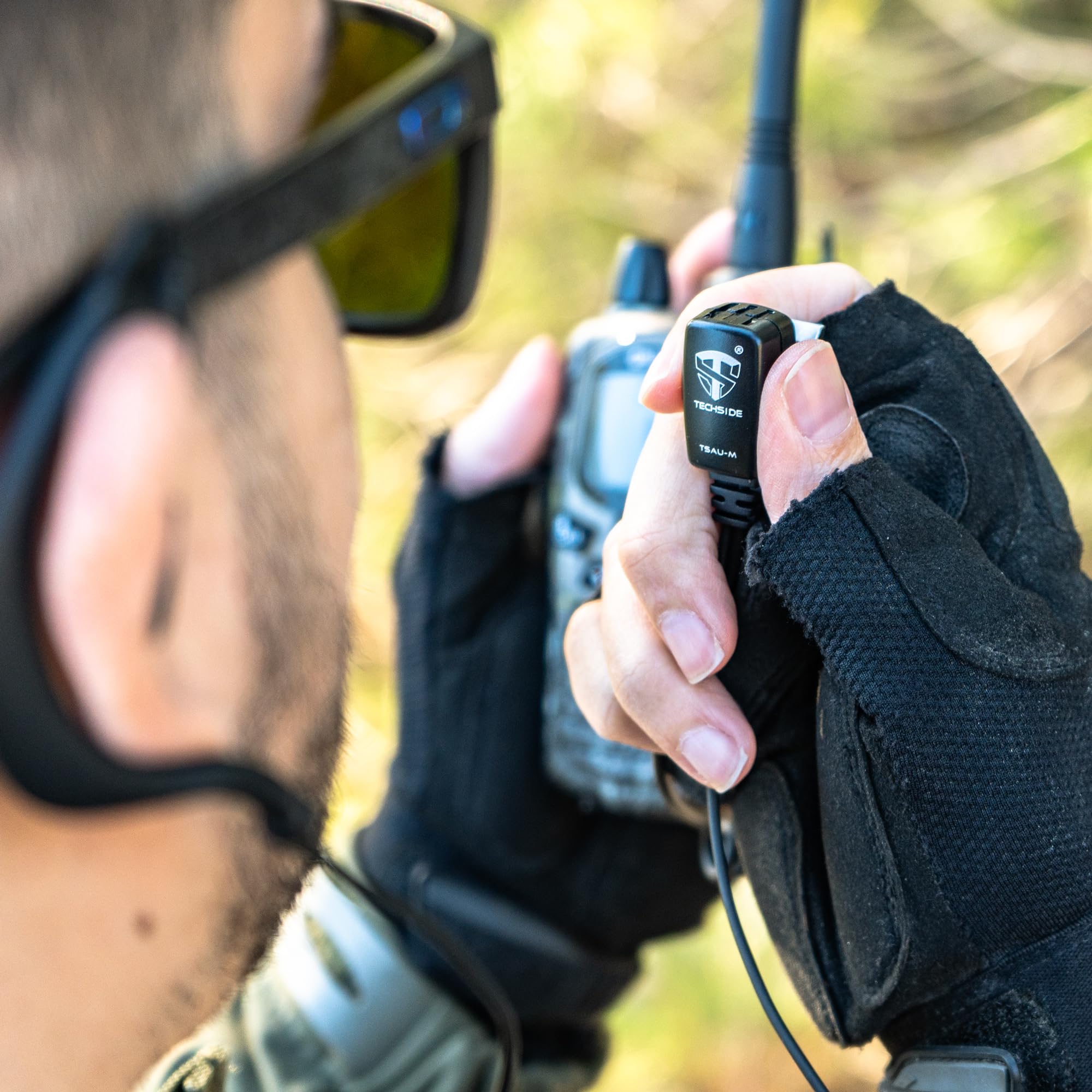 Midland 2 Pin Wrap Over Headset for Two-Way Radios - Compatible with G7 Pro, G8, G9 Pro, M24, M24 Plus, M48, M99, G6 XT, G7 XTR - Ideal for Airsoft, Security, and Industrial Communication