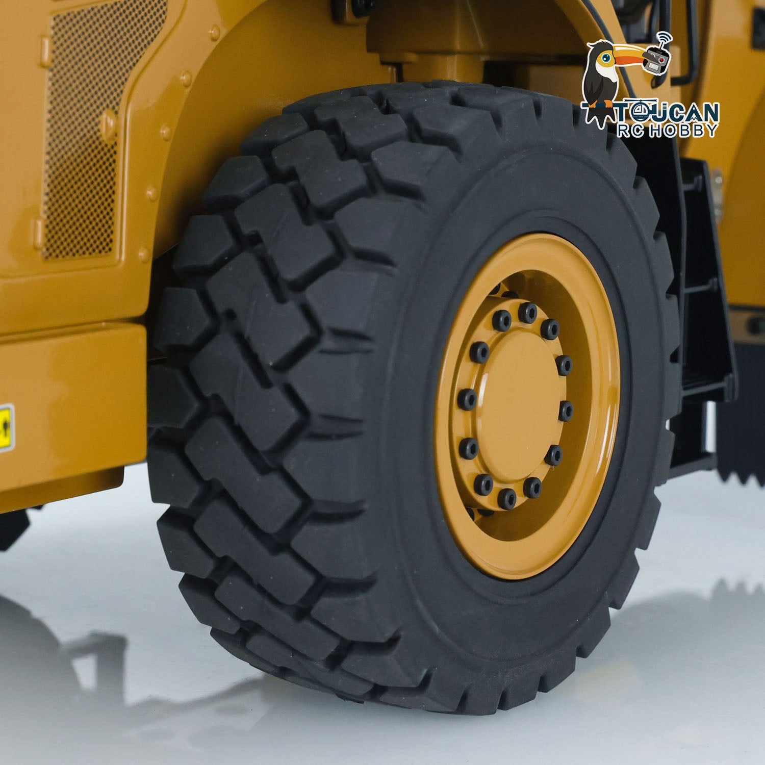 HUINA K966 KABOLITE 2.4Ghz 1/16 Scale Hydraulic RC Loader Truck with 7500mAh Battery & 8-Channel Radio Control - Realistic Construction Toy for Adults and Kids - Perfect for Backyard Digging, Construction Play, and RC Enthusiasts