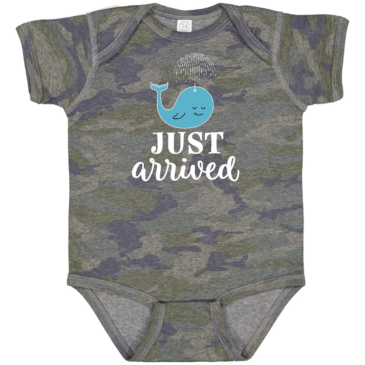 Inktastic Baby Boy Whale Baby Bodysuit - Cute Whale Print Onesie for Newborns & Infants - Perfect for Playtime, Photo Shoots & Everyday Wear