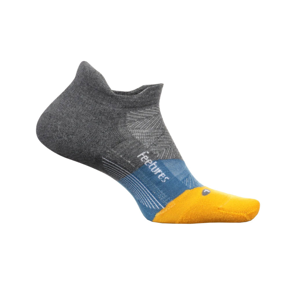 Feetures Elite Light Cushion No Show Tab Unisex Socks - Breathable Running & Athletic Socks for Men & Women - Perfect for Gym, Yoga & Everyday Wear