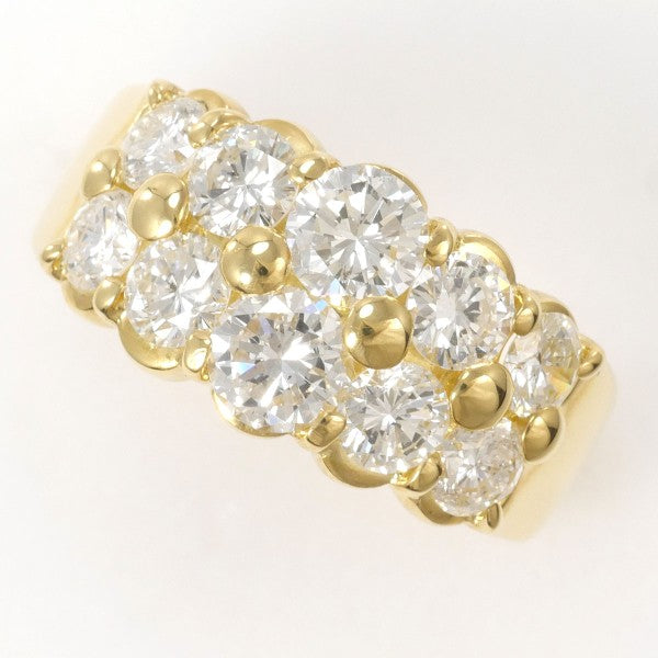 18K Yellow Gold Diamond Ring for Women - Elegant Solitaire Engagement & Wedding Band - Perfect for Proposals, Anniversaries, and Special Occasions