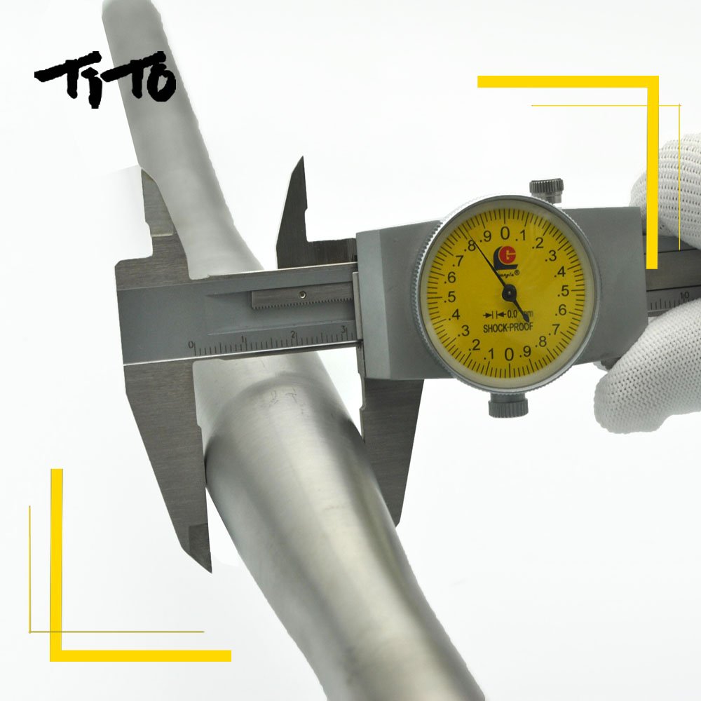 TiTo MTB Titanium Bike Handlebar - 31.8mm Diameter, 600-720mm Length Options - Custom Logo Available - Lightweight & Durable for Mountain Biking, Road Cycling & Commuting
