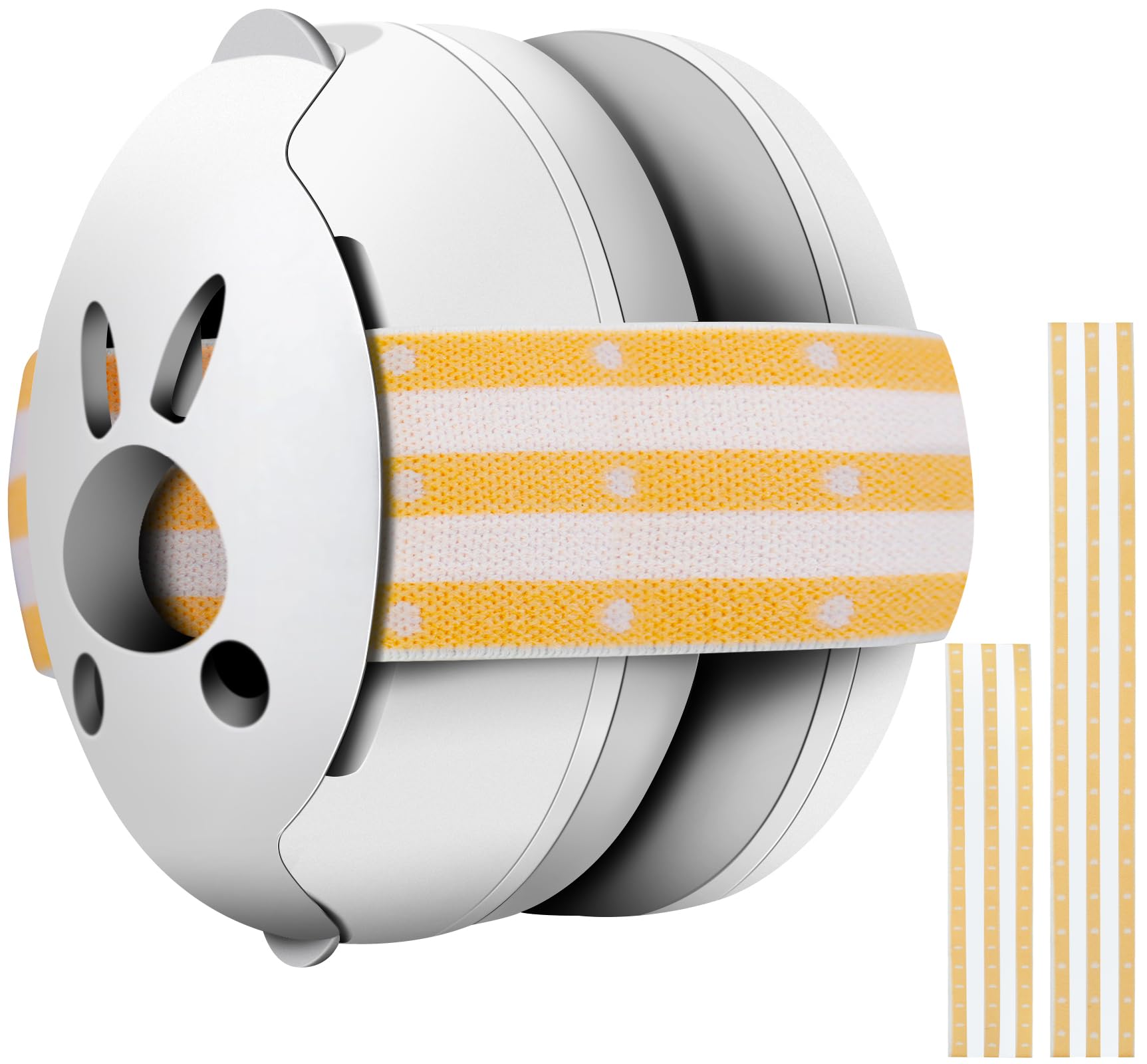 Gardtech Baby Headphones for Noise Protection - Adjustable Infant Ear Muffs for Newborns & Toddlers (0-36 Months), 25dB SNR Noise Canceling Headphones for Airplane, Concerts & Outdoor Activities (White) - Perfect for Travel, Sleep & Sensory Sensitivity