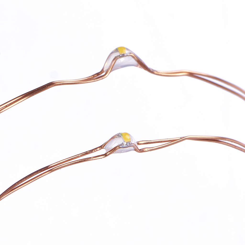 Sterno Home GL40736 50-Count Battery-Powered LED Fairy String Lights - 65.6-Feet Copper Wire Lights with Remote (4 Pack) for Indoor & Outdoor Decor, Parties, Weddings, and Garden Lighting