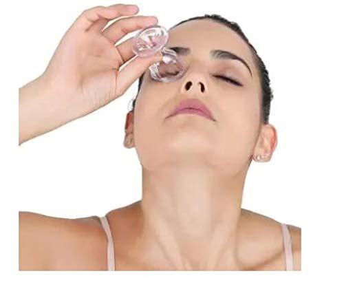 ACi Aloe Vera Cool Gel Eye Mask with 2-Piece Eye Wash Cup Kit - Soothing Relief for Puffy Eyes, Dark Circles & Stress - Perfect for Spa, Travel & Post-Workout Recovery