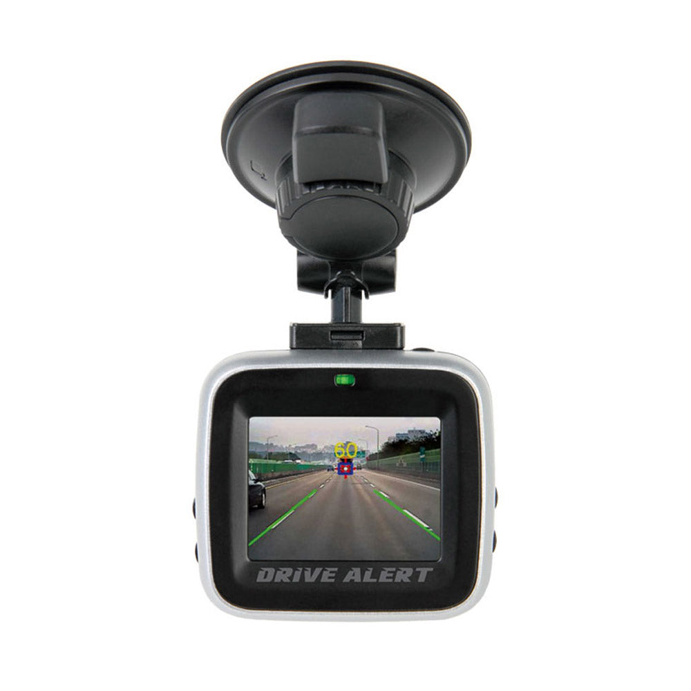 Power Acoustik Drive Alert DVR (DVALT) - Advanced Lane Departure & Front Collision Warning System with Dash Cam for Safer Driving | Perfect for Road Trips, Commuting & Fleet Vehicles