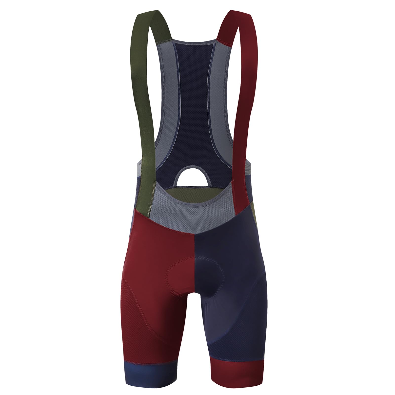 **Men's Cycling Bib Shorts - Breathable Padded Bike Tights for Road Cycling & Training - Comfortable Bicycle Riding Gear for Long-Distance & Endurance Rides**