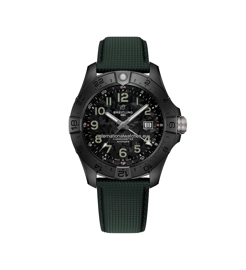 Avenger Automatic GMT 44 Night Mission Watch - Stainless Steel Men's Diver Watch with Date Function - Perfect for Travel, Business & Adventure Activities S32320101B1X1