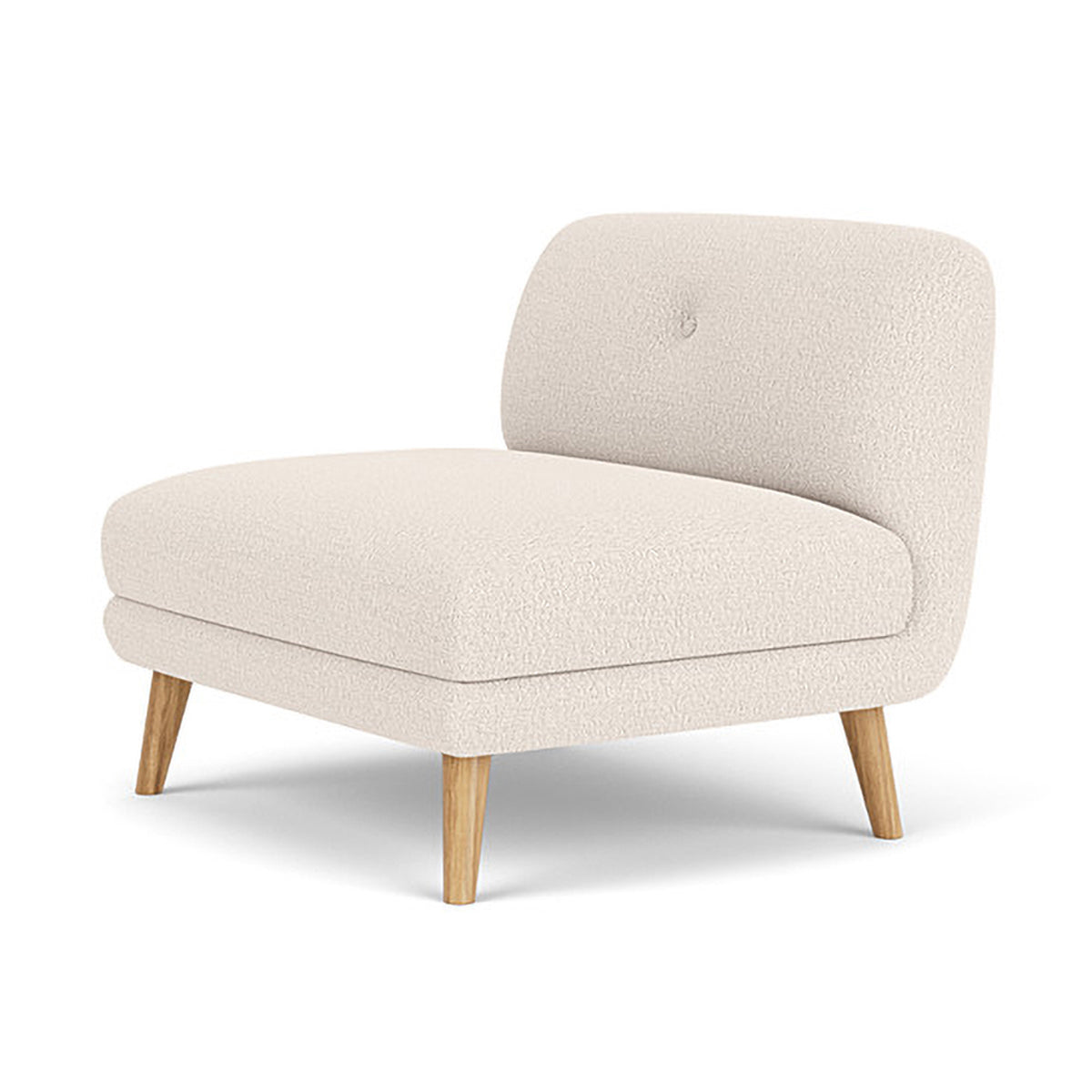 Alfred Boucle Modular Armless Sectional Sofa - Modern Comfort for Living Room, Lounge & Office Spaces