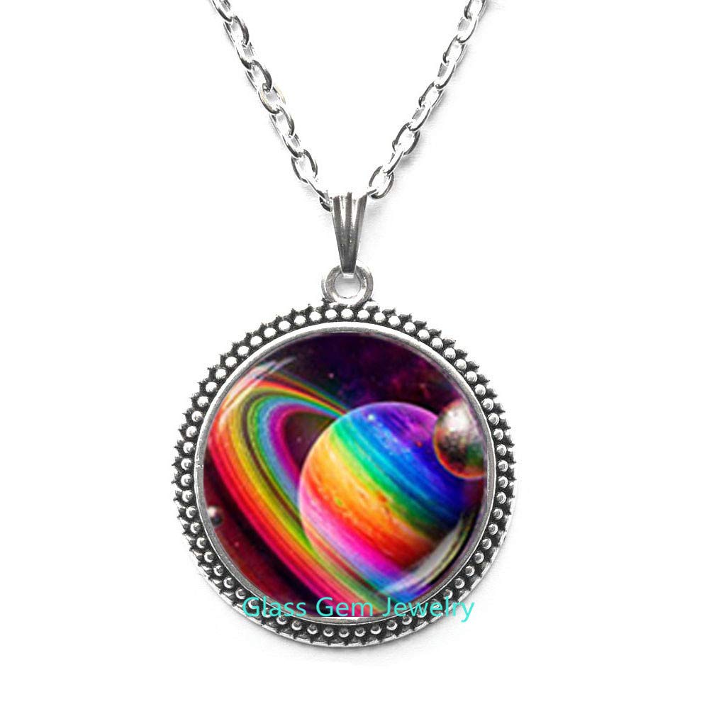 Rainbow Pride Necklace - LGBT Jewelry for Gay & Lesbian Couples - Same Sex Marriage Equality Gift - Perfect for Pride Parades, Weddings & LGBTQ+ Celebrations - Q0233