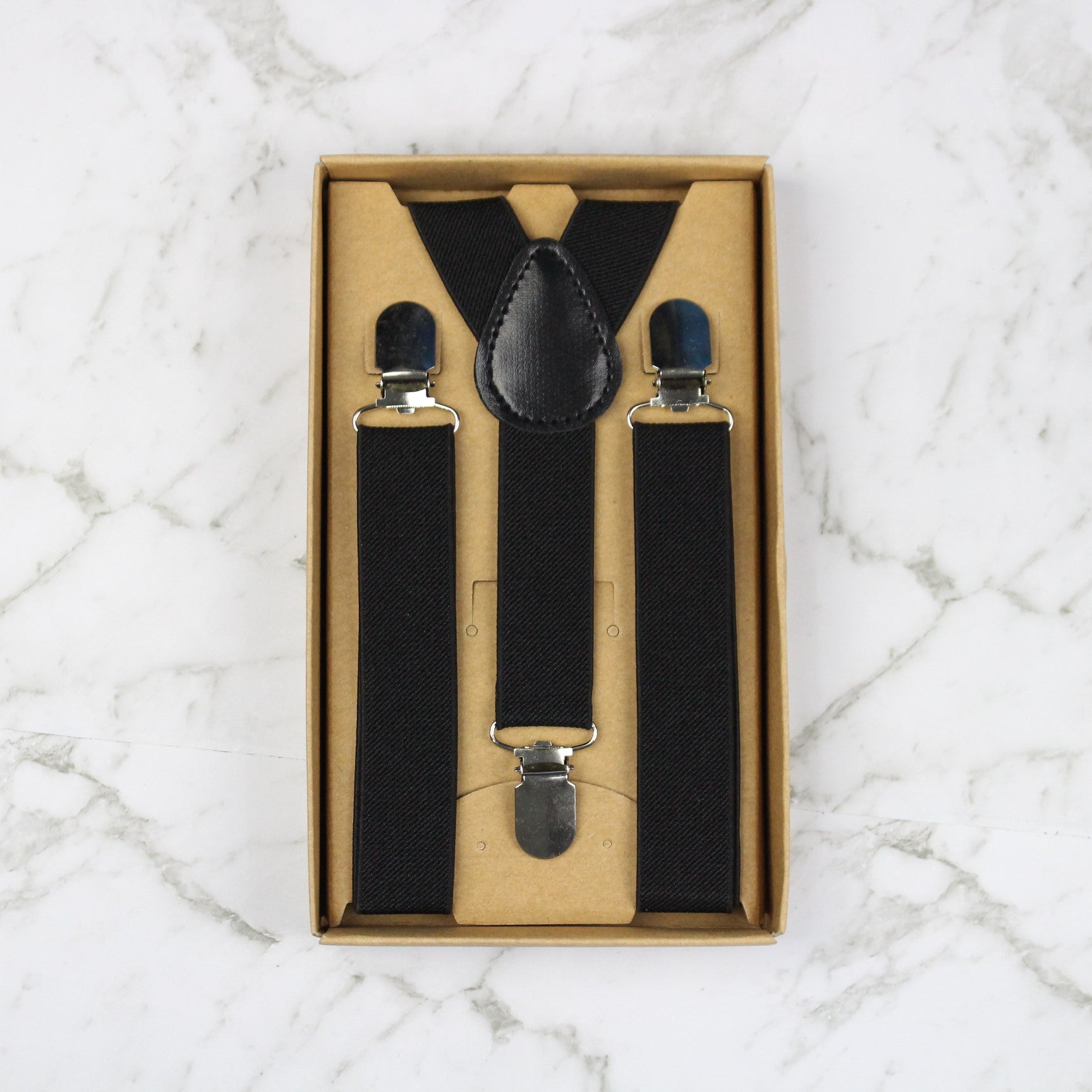 Boys Suspenders Black - Adjustable Classic Suspenders for Kids, Toddlers & Boys - Perfect for Formal Wear, School Uniforms & Special Occasions