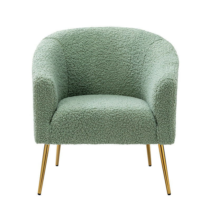 Bari Barrel Armchair - Modern Upholstered Accent Chair for Living Room, Bedroom & Office - Comfortable Lounge Seating with Stylish Design