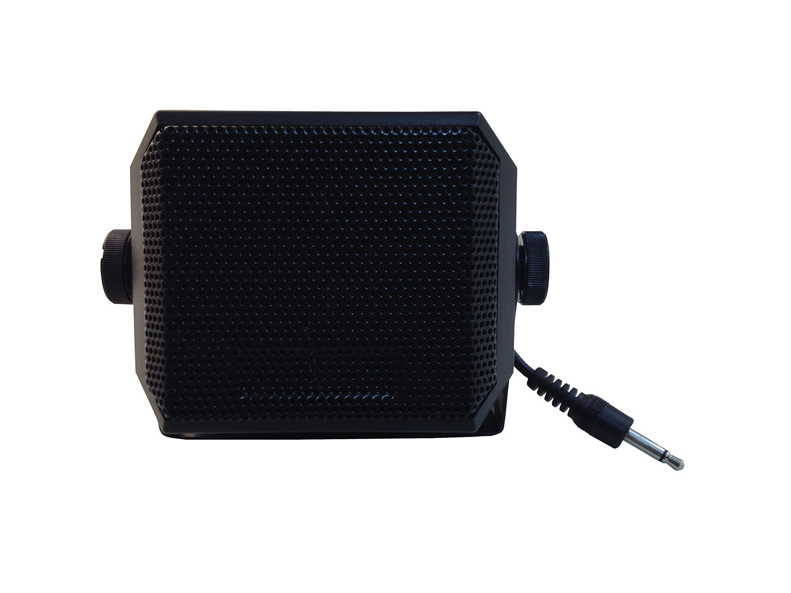 Anteenna TW-09-STRAIGHT External CB Radio Speaker for Mobile Transceiver - 5W Power with 1.8M Cable & 3.5mm Mono Straight Plug - Perfect for Ham Radio, CB Radio Communication in Vehicles, Trucks & Emergency Situations