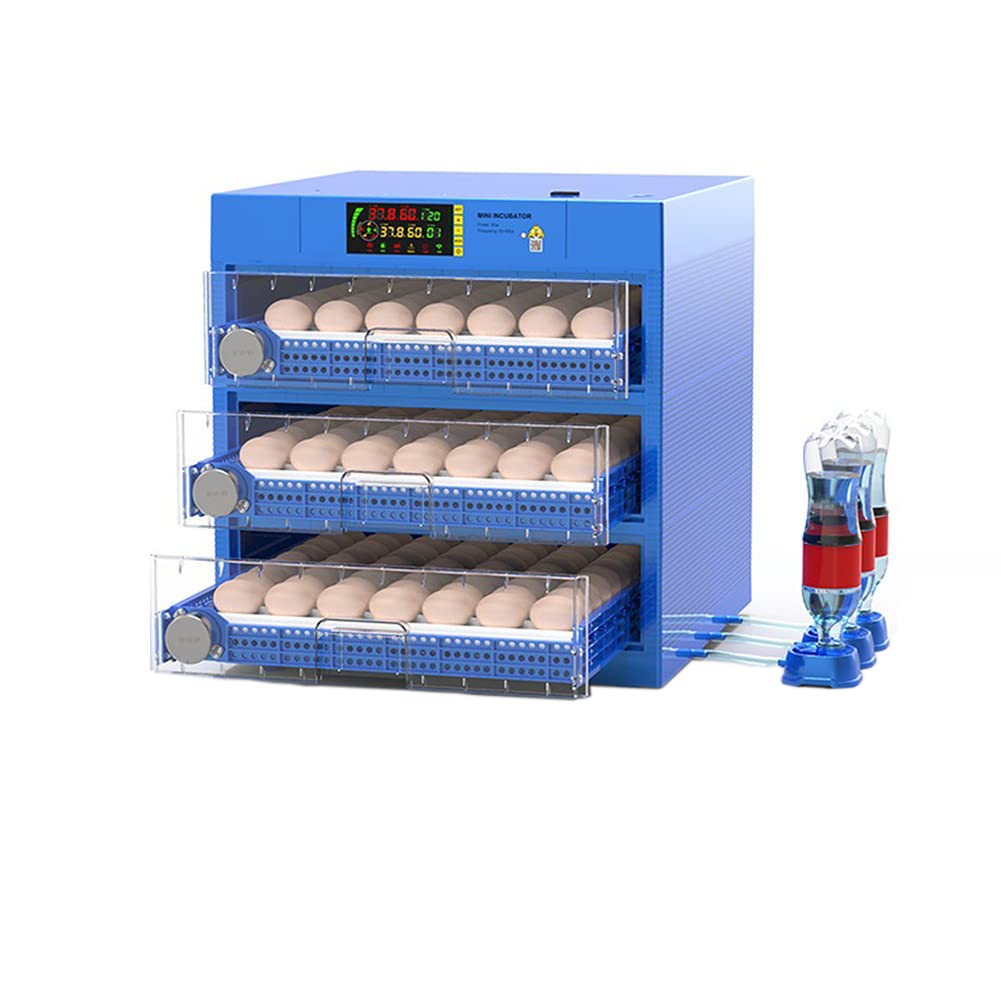 Automatic Egg Incubator for Chicken Duck Goose - 193 Eggs Capacity with LED Display, Auto Turning, Temperature Control & Ventilation System - Perfect for Poultry Farming and Home Hatching Projects