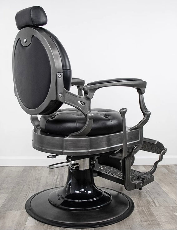 Professional Dynasty Barber Chair - Heavy Duty Hydraulic Salon Chair for Haircuts & Styling - Perfect for Barbershops, Salons & Home Grooming