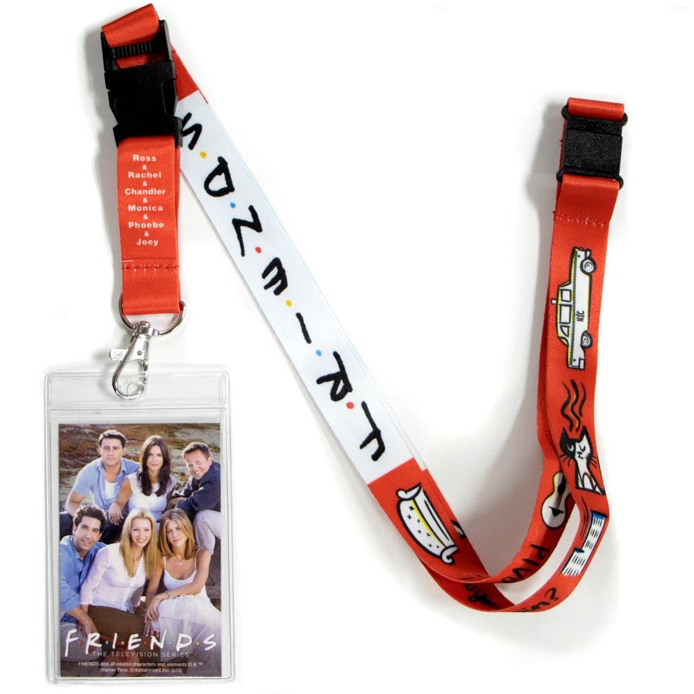 Friends Lanyard Badge Holder - ID Badge Reel for Work & Events