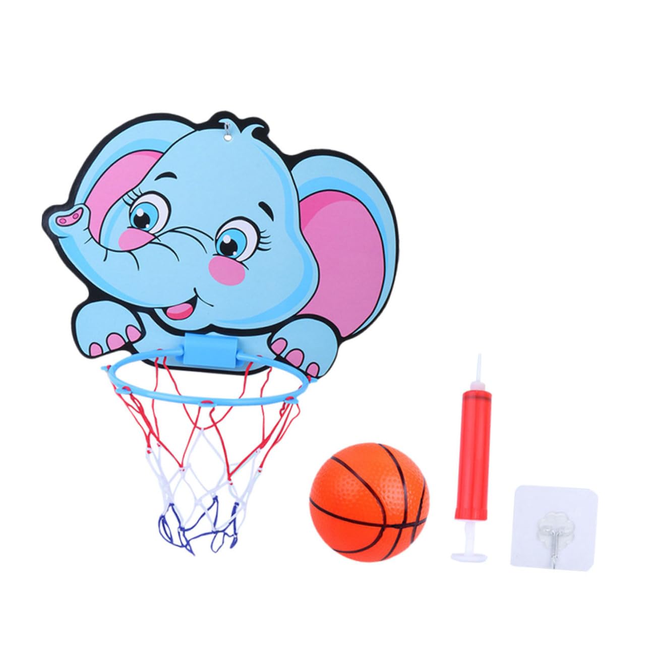 KICHOUSE Kids Basketball Hoop Set - Adjustable Height Basketball Stand with Mounting Brackets for Toddlers & Children | Outdoor Sports Toys for Backyard, Playground & Indoor Use