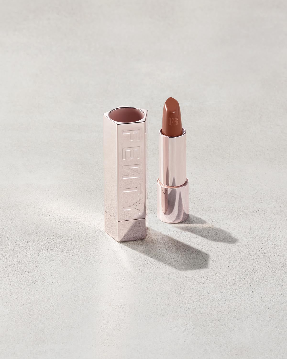 Fenty Icon The Fill Semi Matte Refillable Lipstick - Long Lasting Vegan Lip Color | Perfect for Business Women & CEO Makeup Looks