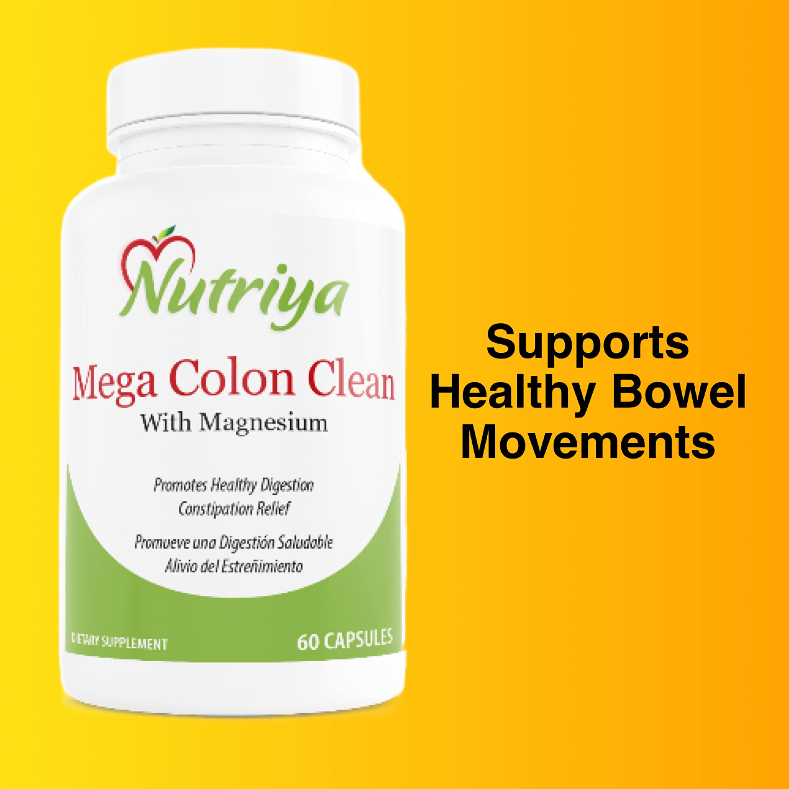 Mega Colon Cleanse Capsules - Natural Detox & Digestive Support for Gut Health | Ideal for Cleansing, Weight Management & Improved Digestion