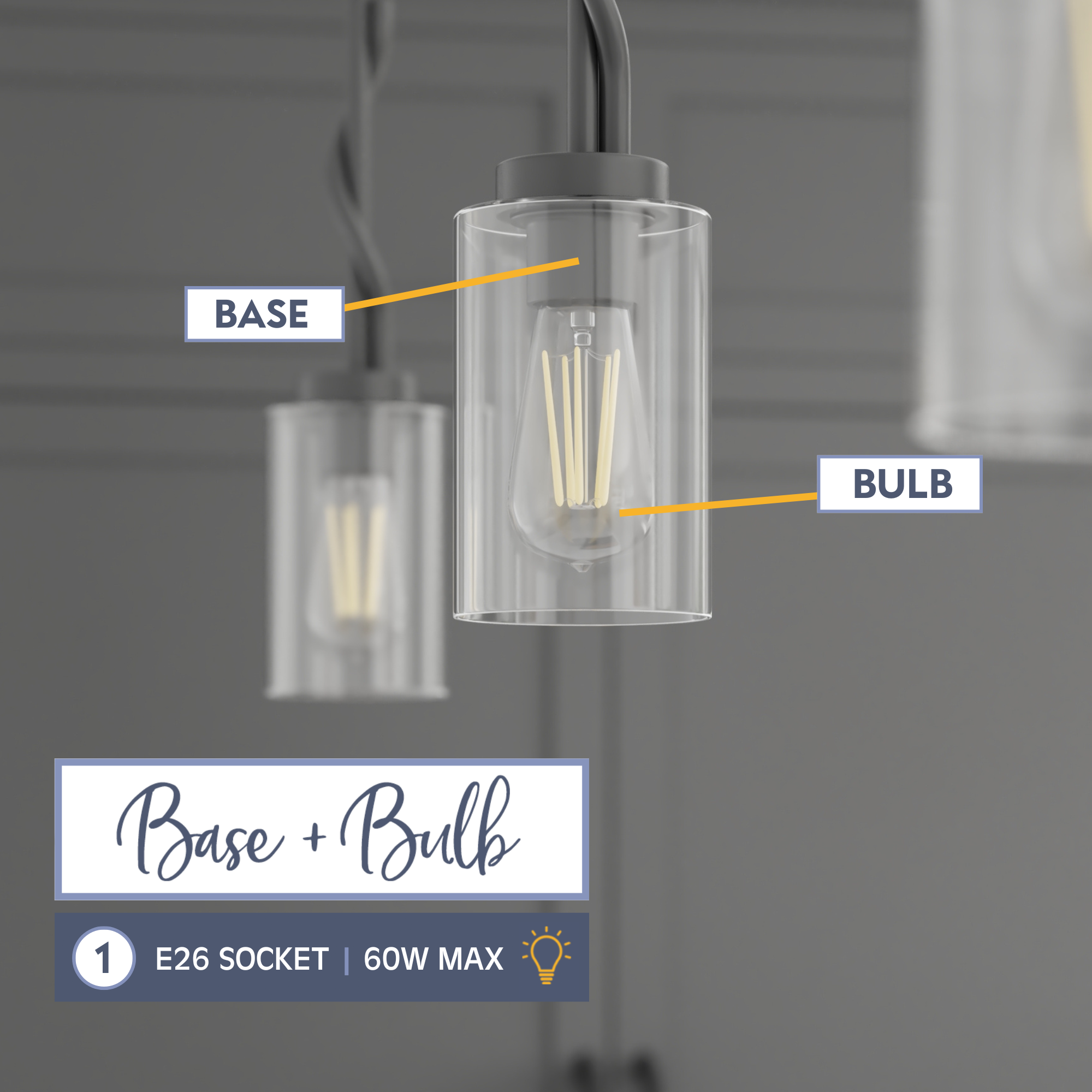 1 Light Lantier Mini Pendant Light Fixture - Matte Black Finish with Clear Glass Shade - Perfect for Kitchen Island, Dining Room, or Entryway Lighting