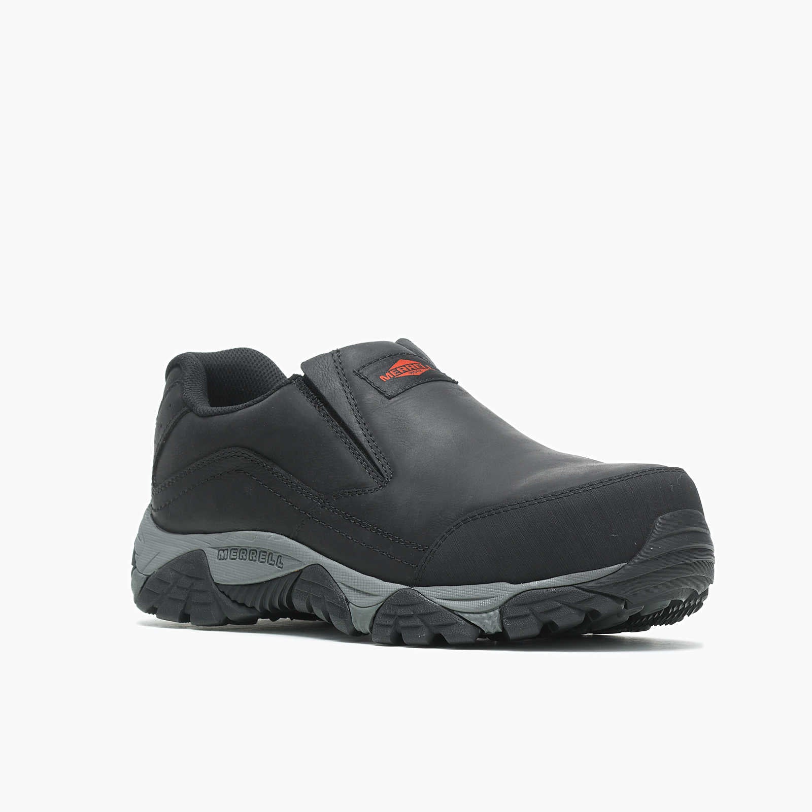 Moab Adventure Moc Men's Carbon Fiber Work Shoes - Lightweight & Durable Black Safety Footwear for Construction, Hiking & Outdoor Work