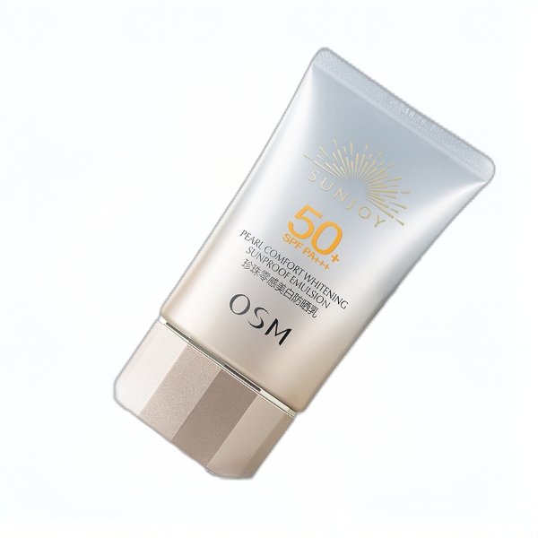 OSM Pearl Comfort Whitening Sunproof Emulsion SPF50+ PA+++ - Brightening & Hydrating Face Sunscreen for Daily UV Protection - Perfect for Outdoor Activities, Beach & Summer Skincare