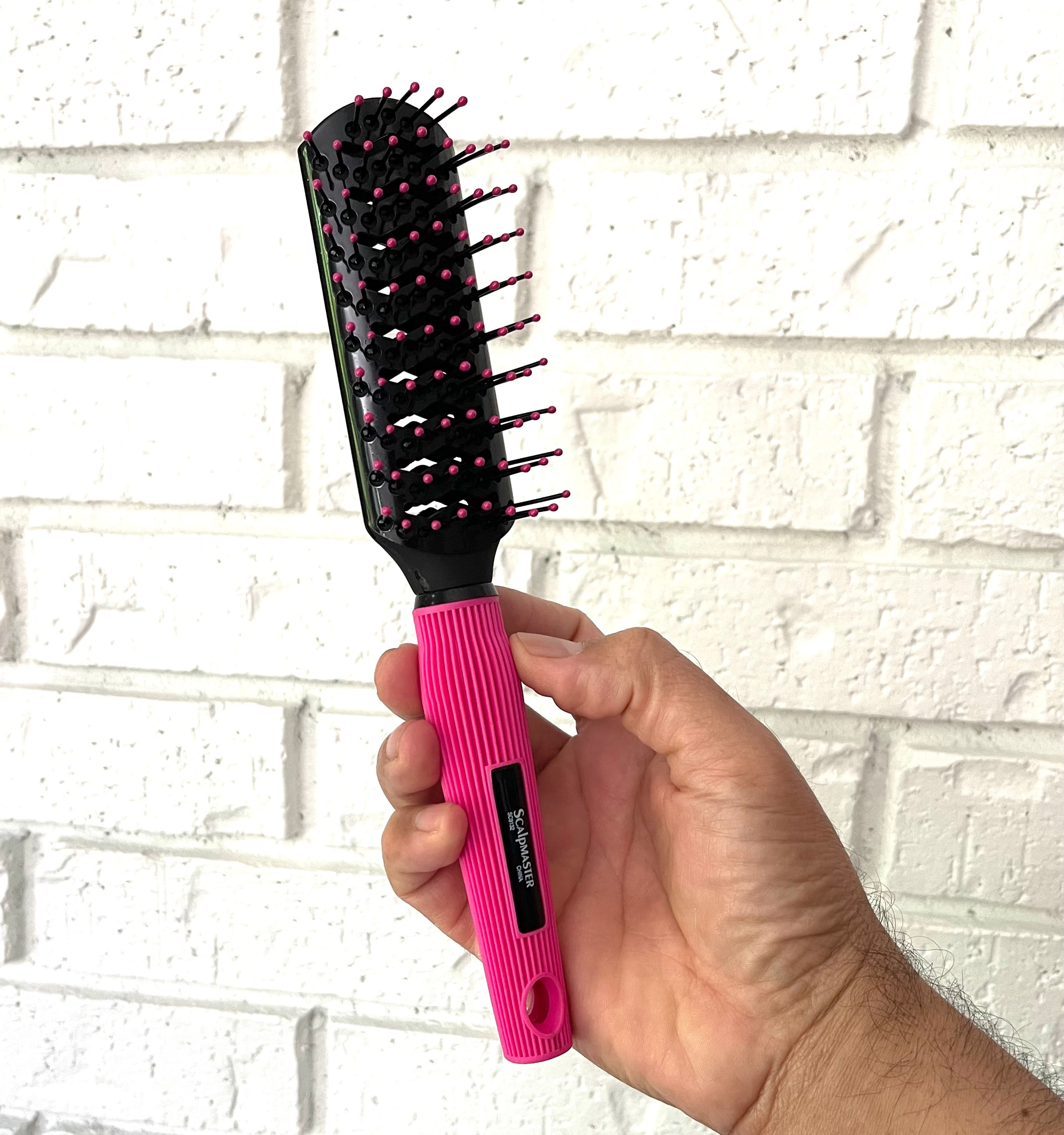 Scalpmaster Professional Hair Brush Set - 7-Piece Round, Paddle, Styling & Thermal Brushes for Blow Drying & Salon-Quality Styling at Home