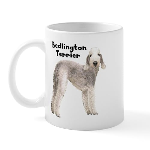 White - Bedlington Terrier Mug