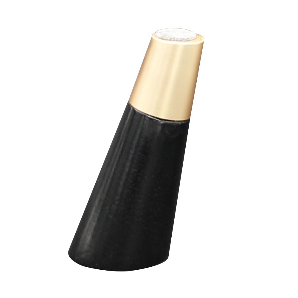 4 Inch Solid Rubber Wood Furniture Legs - Set of 4 Replacement Table Feet for Sofa, Coffee Tables, Desks & Nightstands (8in/20cm, Black) - Perfect for Home Office, Living Room & Bedroom Furniture Upgrade