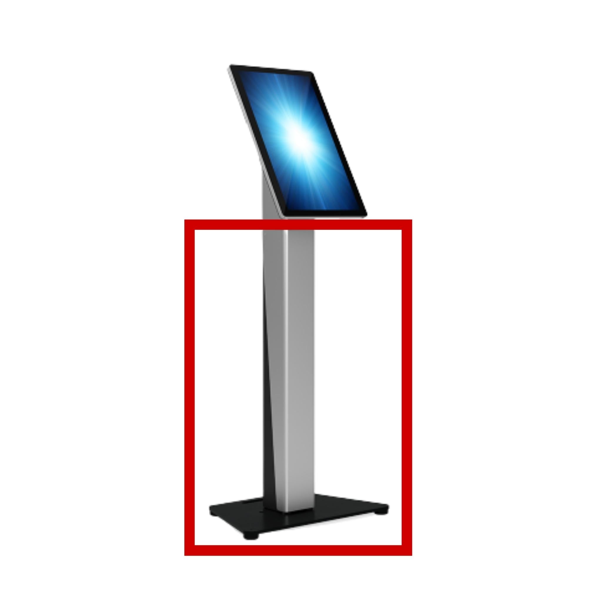 Elo Slim Self Service Floor Stand - Adjustable Kiosk Stand for Retail, Hospitality & Healthcare - Perfect for Self-Checkout, Wayfinding & Digital Signage