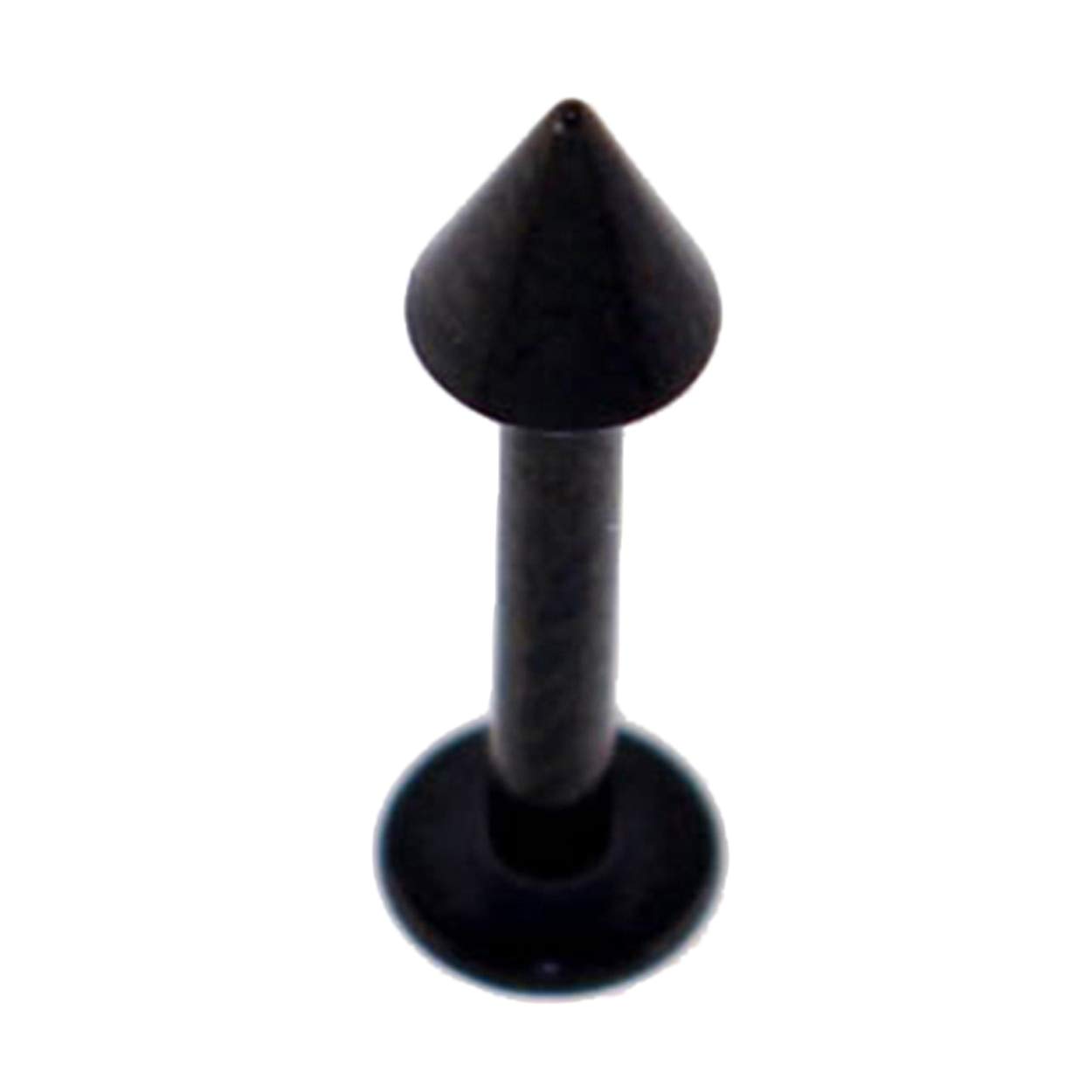 Lex & Lu Titanium Labret Tragus Lip Ring Monroe Piercing with Cone - 16G & 14G Body Jewelry for Cartilage, Lip, and Facial Piercings - Hypoallergenic & Lightweight for Everyday Wear