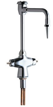 Chicago Faucets 930-LEH Laboratory Sink Faucet - NSF Certified Commercial Grade Chrome Plated Brass Faucet for Labs, Hospitals & Schools