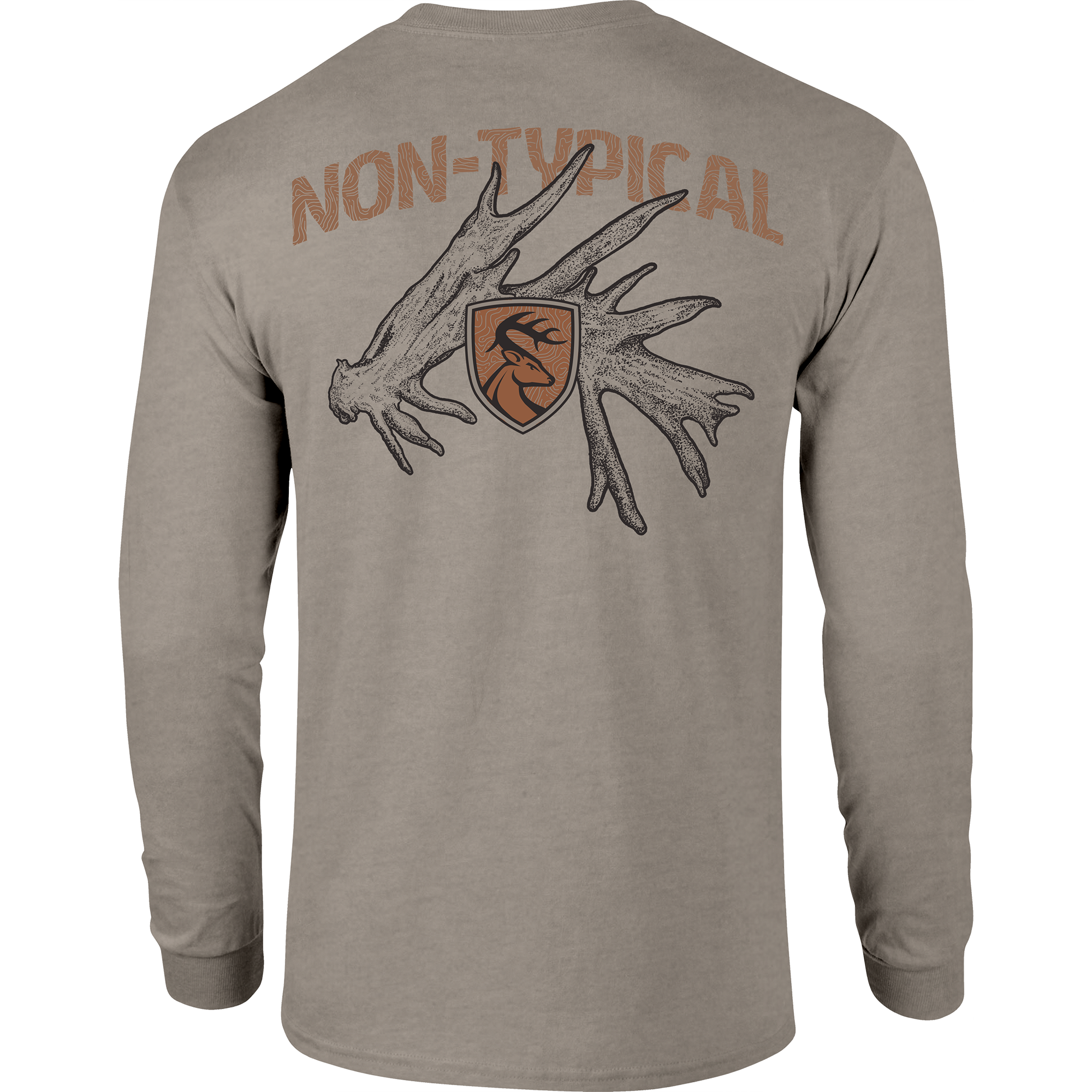 Non-Typical Shed Long Sleeve T-Shirt for Men - Comfortable Casual Shirt for Outdoor Activities, Hiking, and Everyday Wear