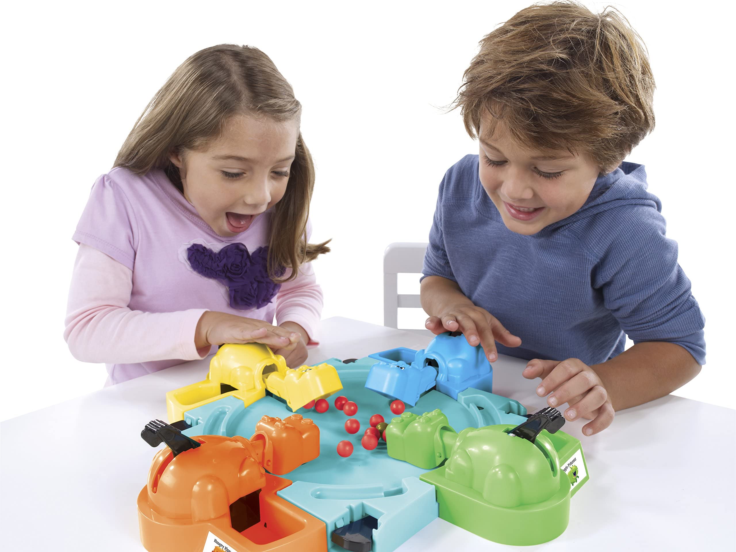 Hasbro Gaming 98936398 Hippo Flipp Kids Board Game - Fun Family Game Night Activity for Boys & Girls Ages 4+ - Perfect for Birthday Parties & Indoor Playtime