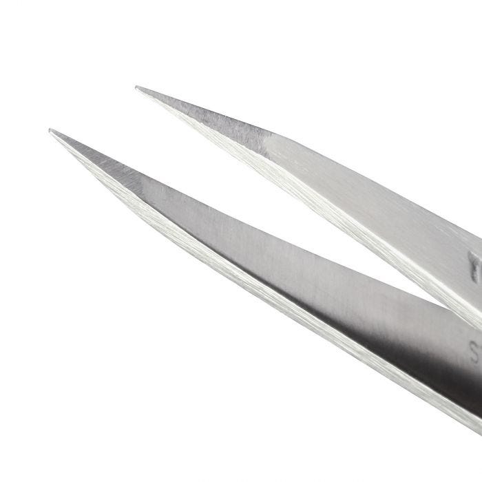 Tweezerman Point Tweezer - Stainless Steel Precision Tweezers for Eyebrows, Splinters & Ingrown Hairs - Perfect for Grooming, First Aid & Beauty Kits