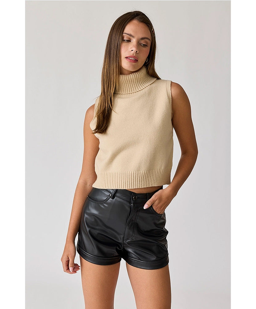 Alice Women's Turtle Neck Knit Sweater Top - Soft Winter Warm Pullover for Casual Outfits & Office Wear