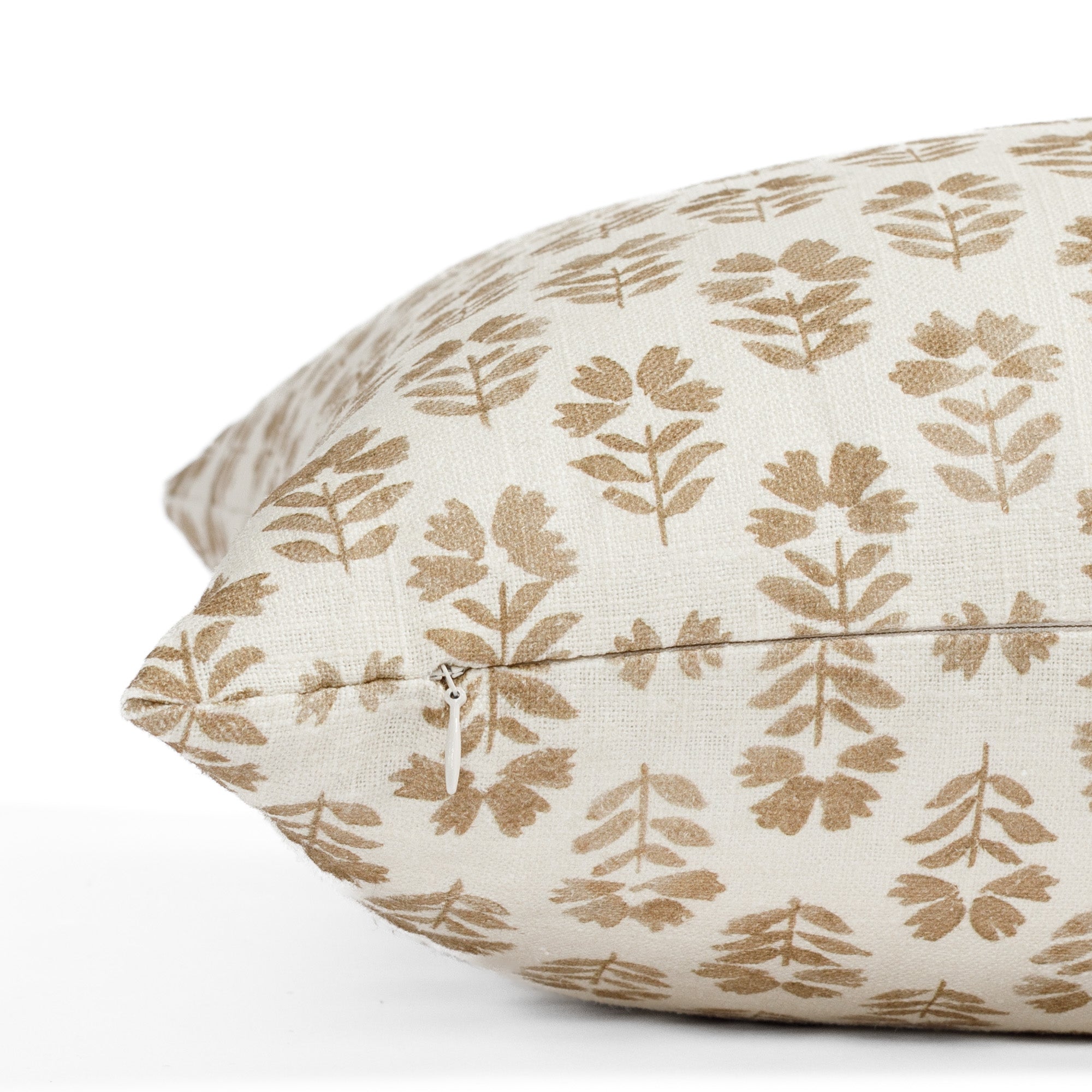 Carmel 20x20 Inch Decorative Throw Pillow Cover - Soft Linen Square Cushion Case in Umber Brown - Perfect for Sofa, Bedroom, and Living Room Decor