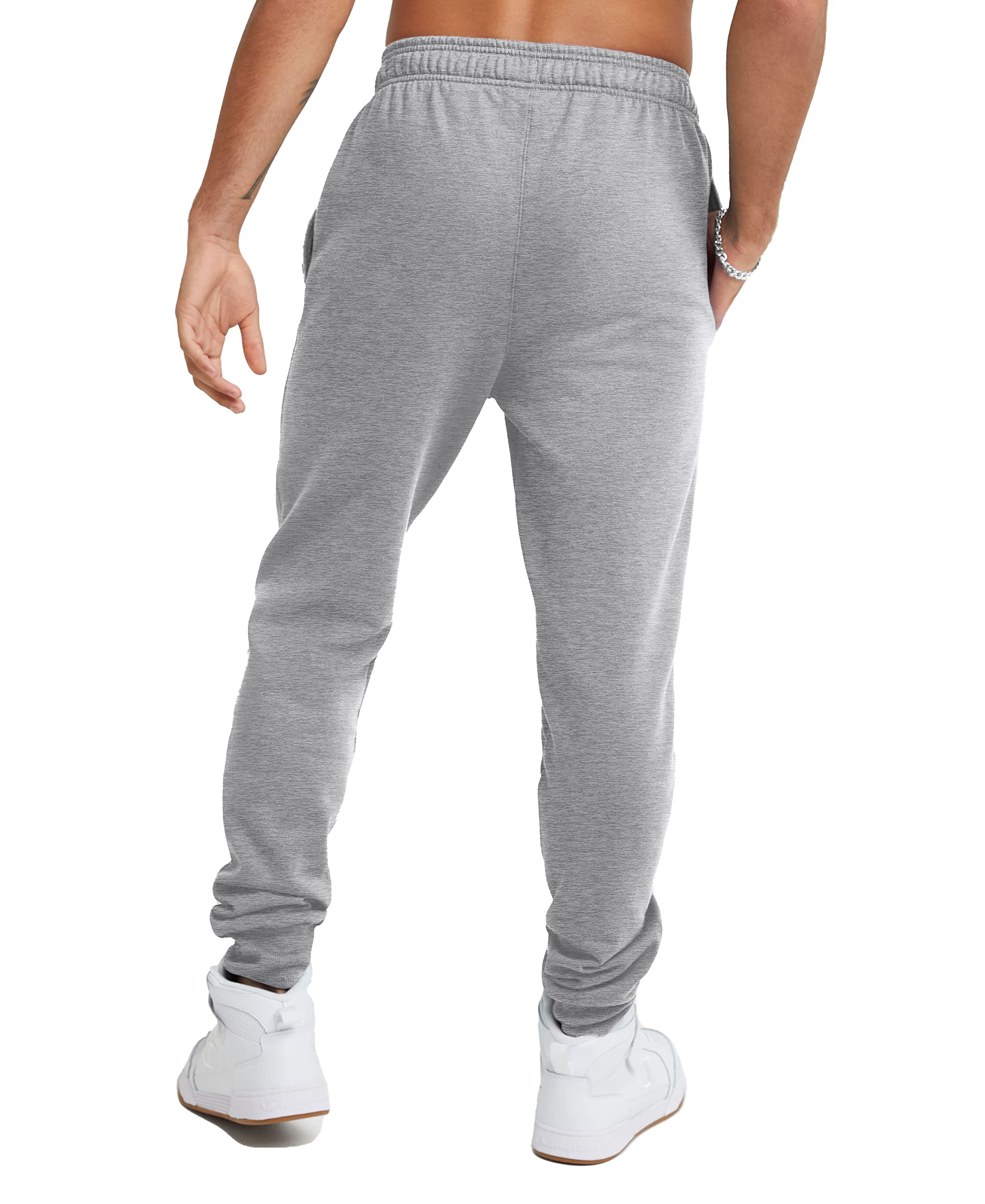 Champion Men's Powerblend Fleece Jogger Sweatpants - Comfortable Athletic Pants for Workout & Lounge (Regular & Big Tall Sizes) | Perfect for Gym, Running, Yoga & Casual Wear