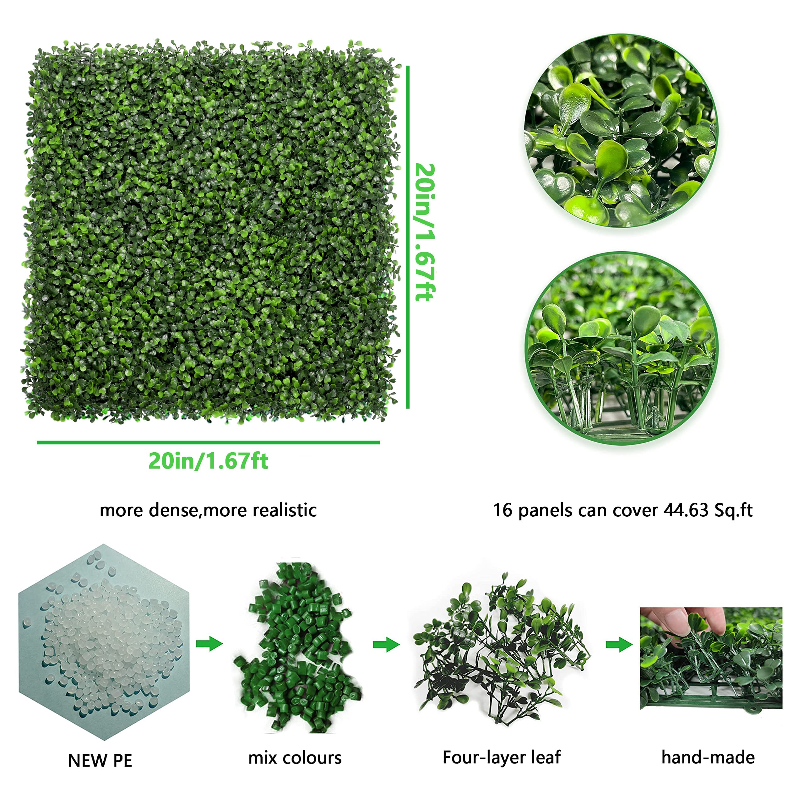 Bybeton Artificial Green Wall Panel - 20