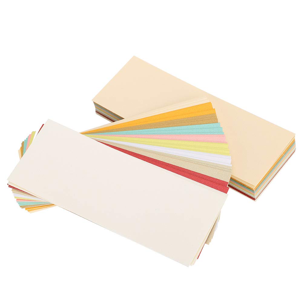 100Pcs Metallic Shimmer Paper for Greeting Cards, Office Tags & Book Covers - 16x6cm Premium Assorted Shimmer Paper with Excellent Printing Effect - Perfect for DIY Crafts, Scrapbooking & Gift Wrapping