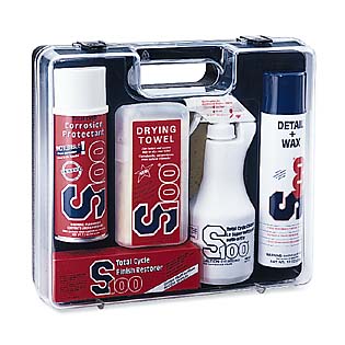 S100® Motorcycle Complete Detailing Kit - Wash, Wax & Protect for Harley, Ducati, Yamaha - Perfect for Showroom Shine & Long-Term Bike Maintenance