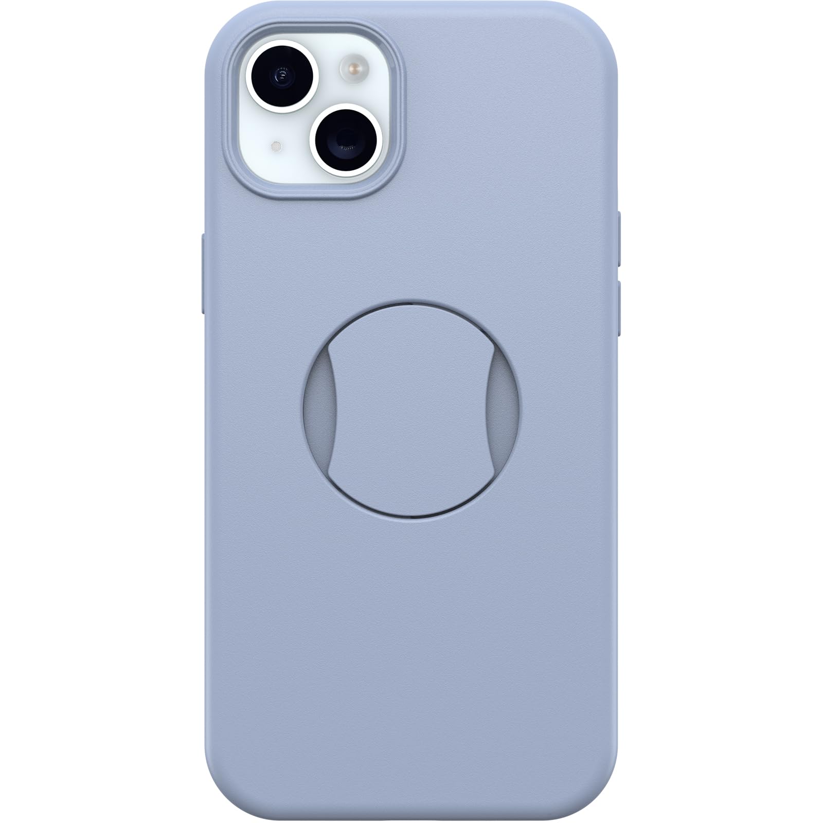OtterBox OtterGrip Symmetry Case for iPhone 15 Plus/iPhone 14 Plus - MagSafe Compatible, Military-Grade Drop Protection, Anti-Slip Grip (Blue) | Perfect for Outdoor Adventures, Work & Daily Use