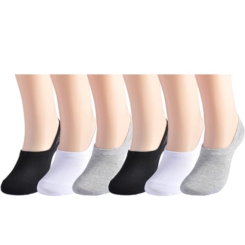 Black/White/Grey 6 Pack