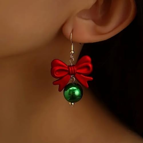 Z-Christmas Bow Earrings