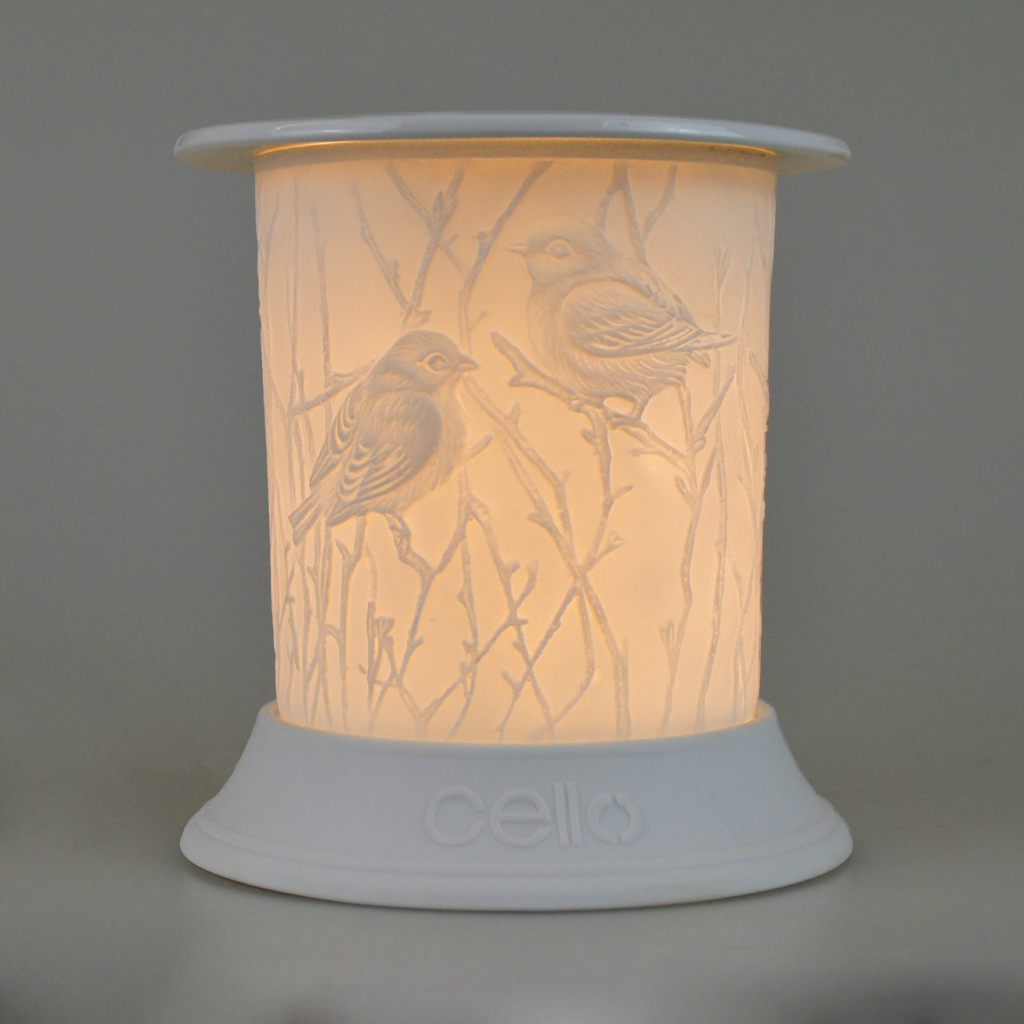 Premium Cello Electric Wax Warmer - Porcelain Bird Design for Home Aromatherapy | Perfect for Living Room, Bedroom, and Spa Relaxation