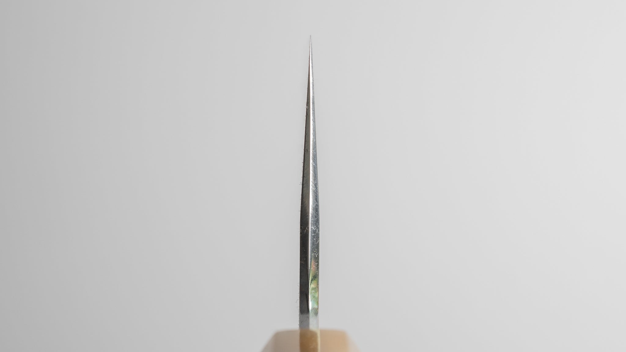 Hitohira Togashi Kyuzo White #1 Hakumon Mizu Honyaki Gyuto 240mm Japanese Chef Knife - Kurokaki Persimmon Handle with Saya (#048) - Premium Kitchen Knife for Sushi, Sashimi & Meat Cutting