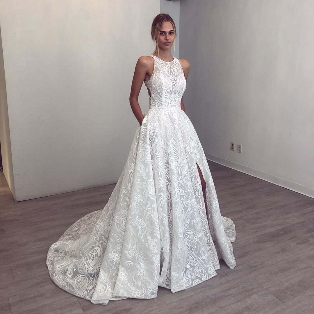 Hayley Paige Suki Sample Gown - Elegant Wedding Dress for Brides | Perfect for Beach, Garden & Formal Weddings