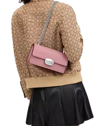 Coach Eliza Flap Crossbody Bag for Women - Stylish Leather Shoulder Purse with Adjustable Strap, Perfect for Daily Use, Work, Travel and Date Night