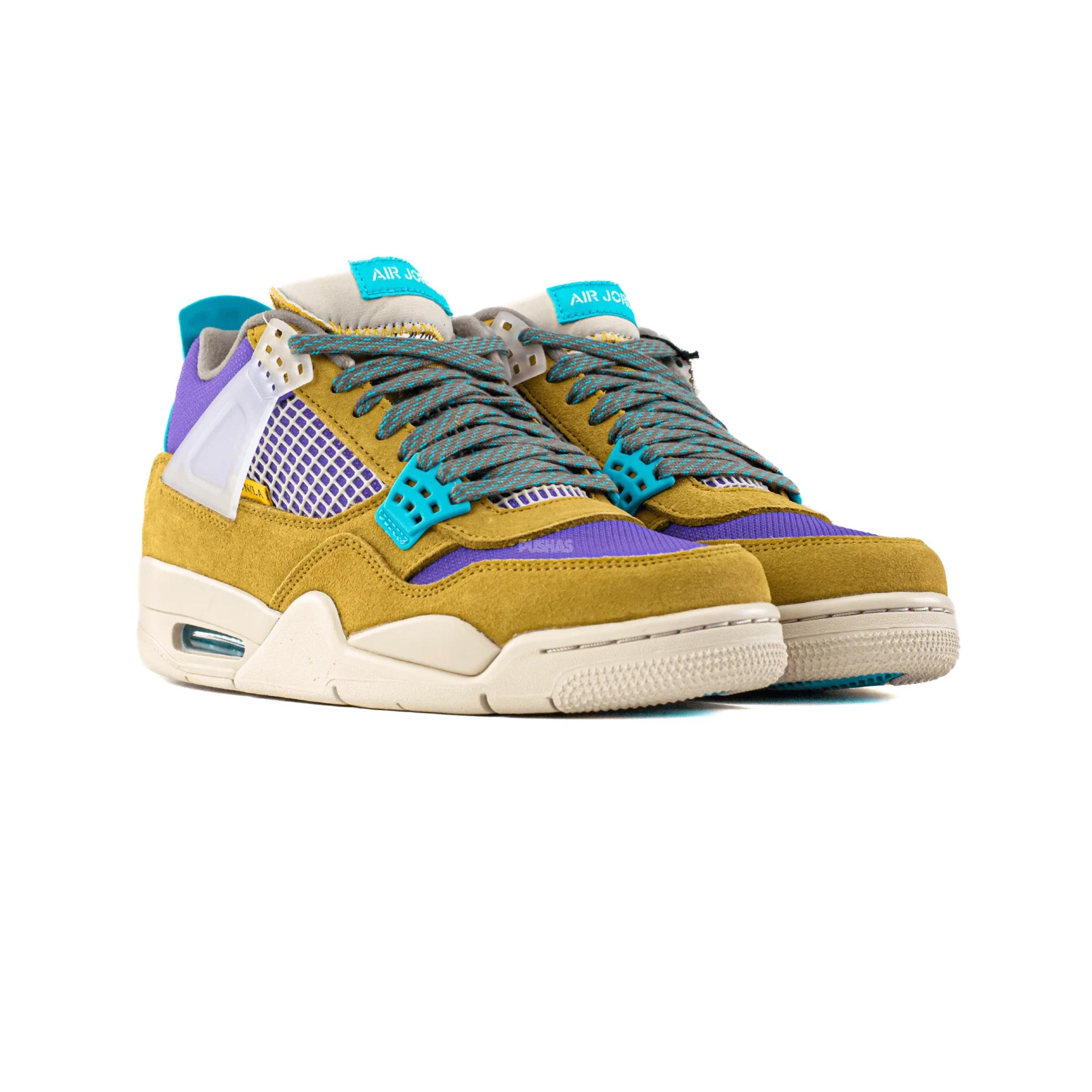 Air Jordan 4 Retro SP 30th Anniversary Union 'Desert Moss' Sneakers (2021) - Men's Basketball Shoes for Casual Wear & Street Style